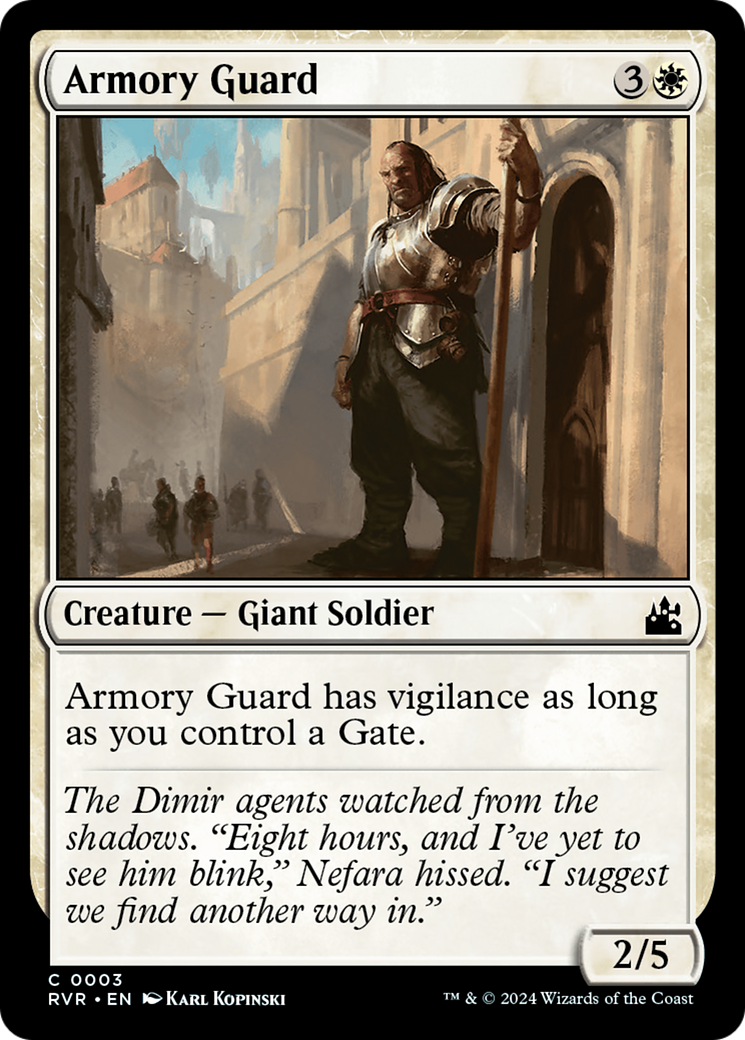 Armory Guard [Ravnica Remastered] | Devastation Store