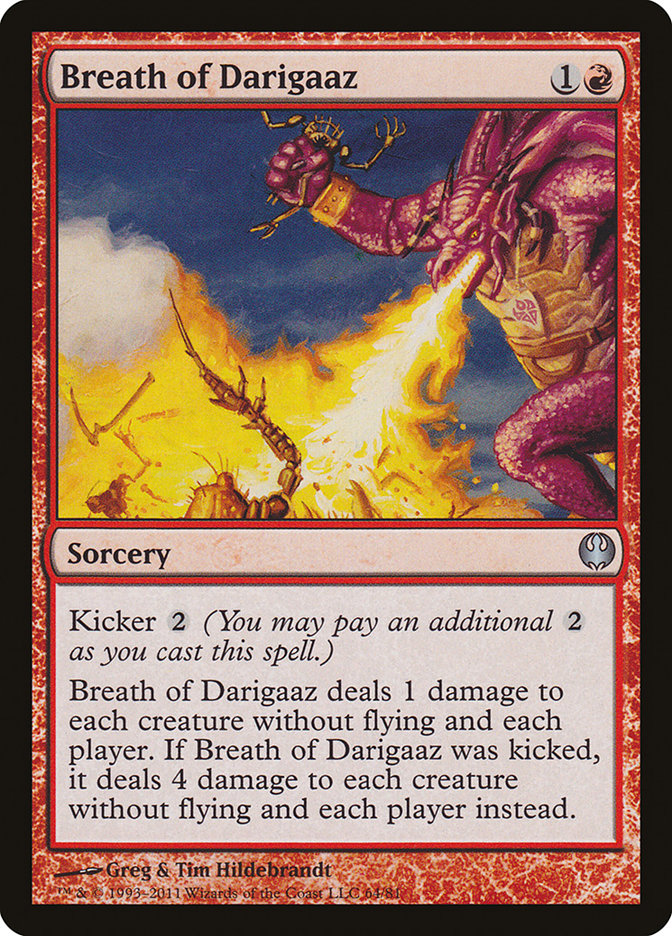 Breath of Darigaaz [Duel Decks: Knights vs. Dragons] - Devastation Store | Devastation Store