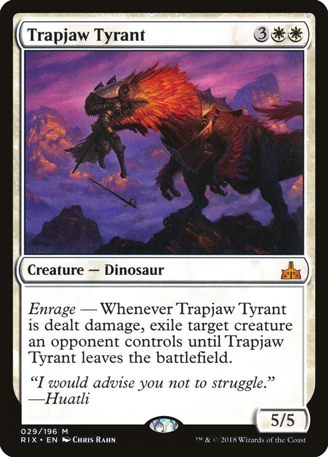 Trapjaw Tyrant [Rivals of Ixalan] | Devastation Store