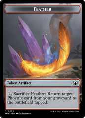 Feather // Servo Double-Sided Token [March of the Machine Commander Tokens] | Devastation Store