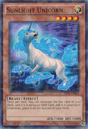 Sunlight Unicorn [BP03-EN064] Shatterfoil Rare | Devastation Store