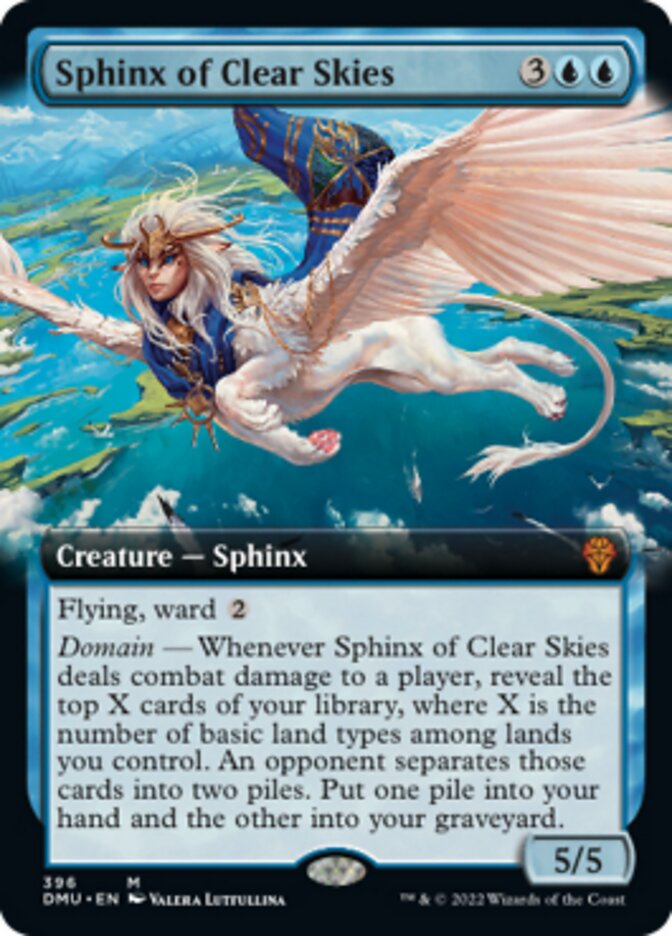 Sphinx of Clear Skies (Extended Art) [Dominaria United] | Devastation Store