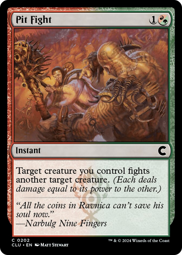 Pit Fight [Ravnica: Clue Edition] | Devastation Store