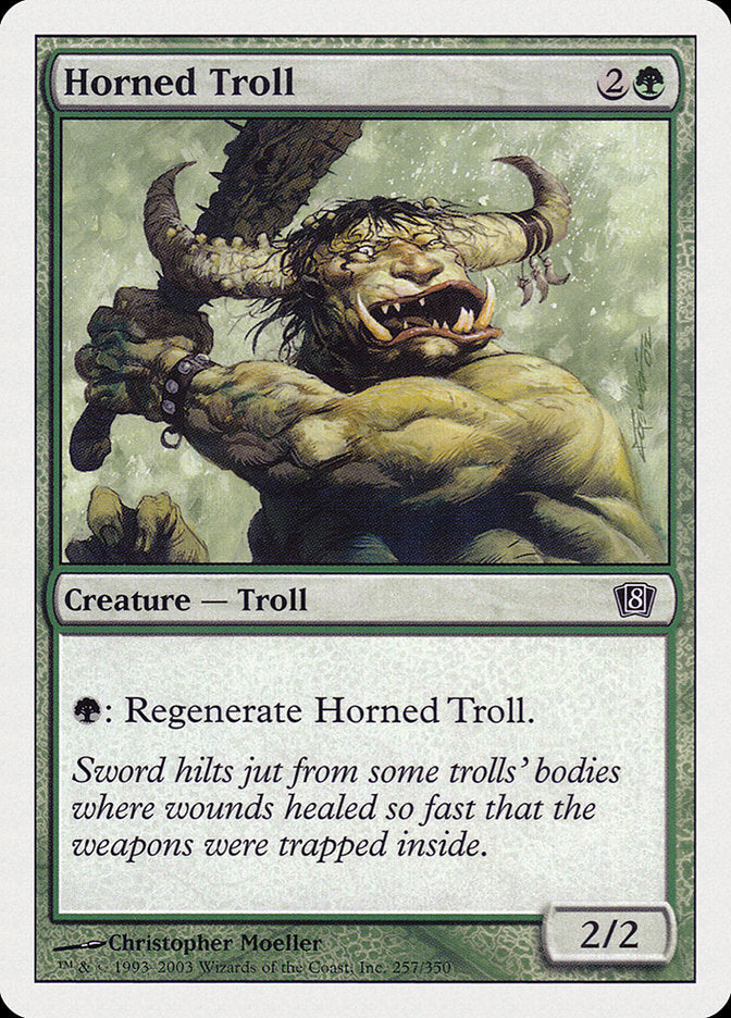 Horned Troll [Eighth Edition] | Devastation Store