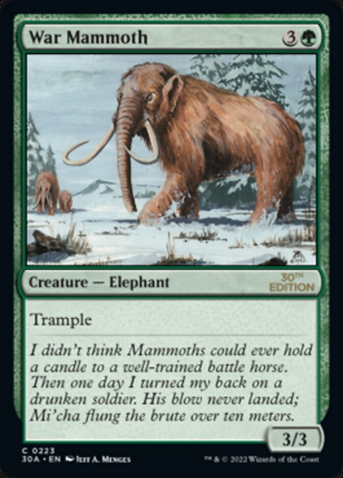 War Mammoth [30th Anniversary Edition] | Devastation Store