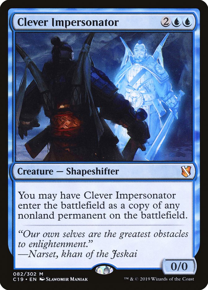 Clever Impersonator [Commander 2019] | Devastation Store