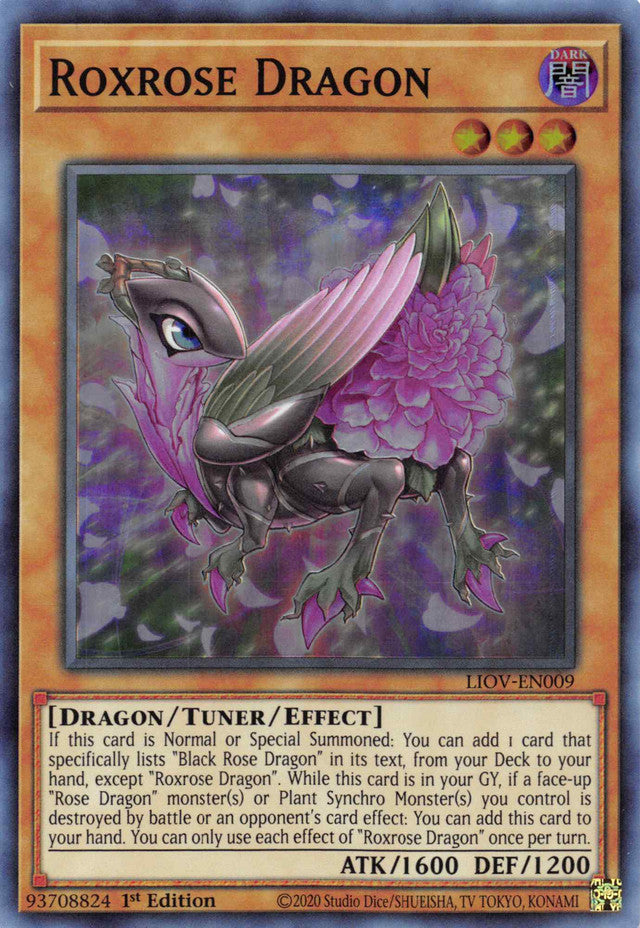 Roxrose Dragon [LIOV-EN009] Super Rare | Devastation Store