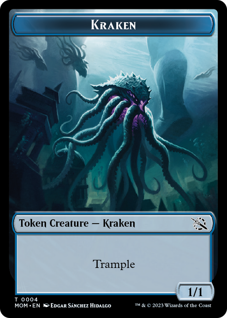 Treasure (20) // Kraken Double-Sided Token [March of the Machine Tokens] | Devastation Store
