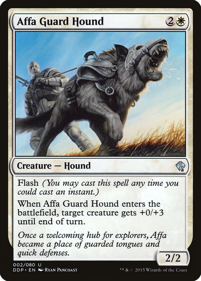 Affa Guard Hound [Duel Decks: Zendikar vs. Eldrazi] | Devastation Store