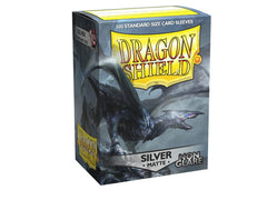 Dragon Shield Non-Glare Sleeve - Silver ‘Argentia’ 100ct - Devastation Store | Devastation Store