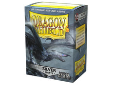 Dragon Shield Non-Glare Sleeve - Silver ‘Argentia’ 100ct - Devastation Store | Devastation Store