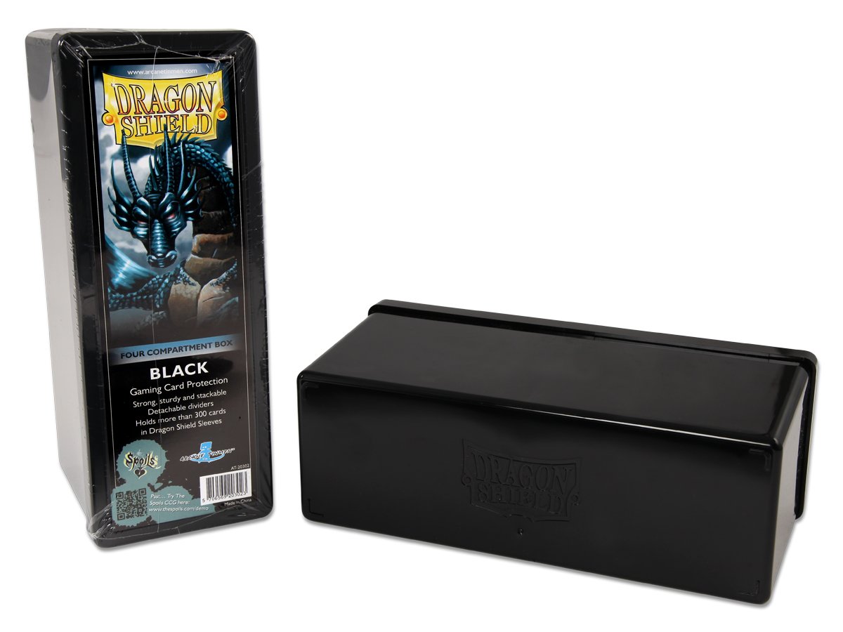 Dragon Shield Four Compartment Box – Black - Devastation Store | Devastation Store