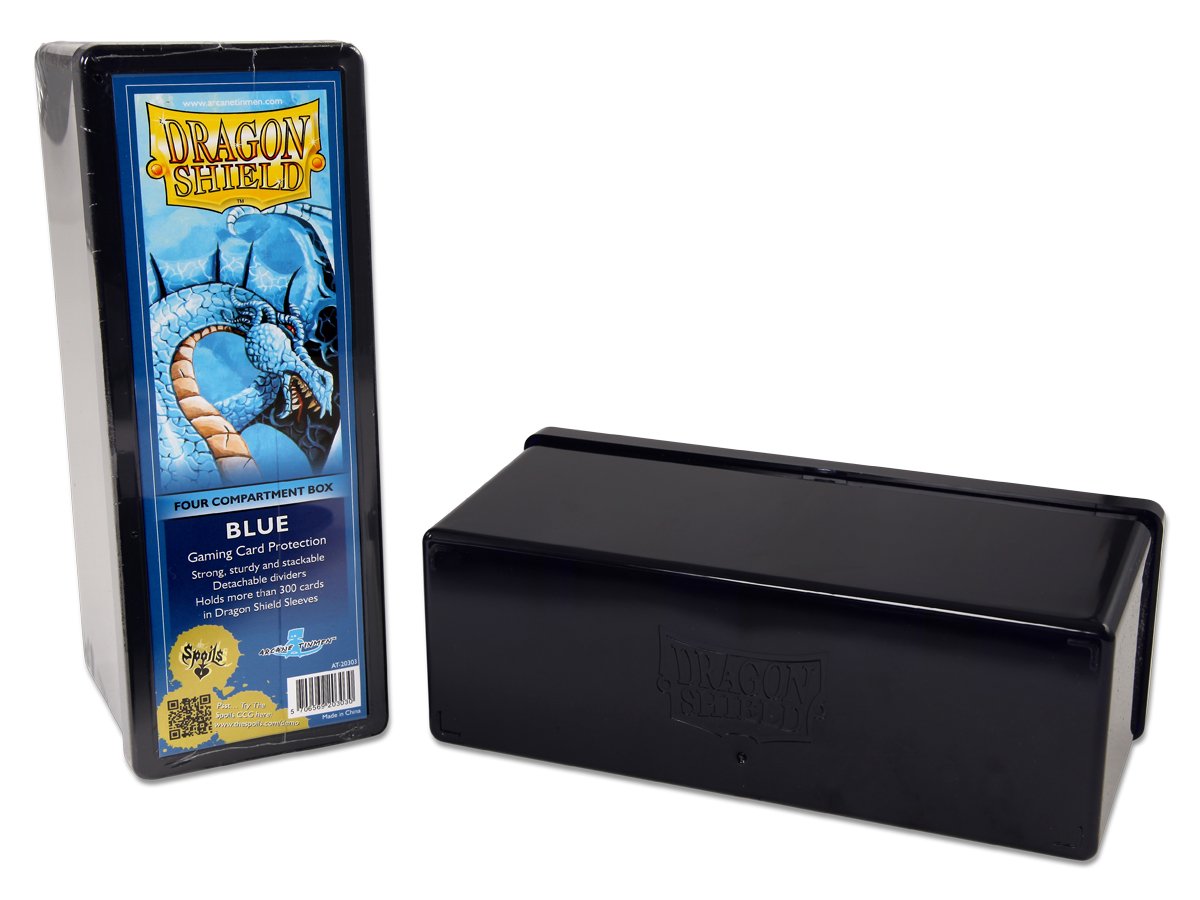 Dragon Shield Four Compartment Box – Blue - Devastation Store | Devastation Store