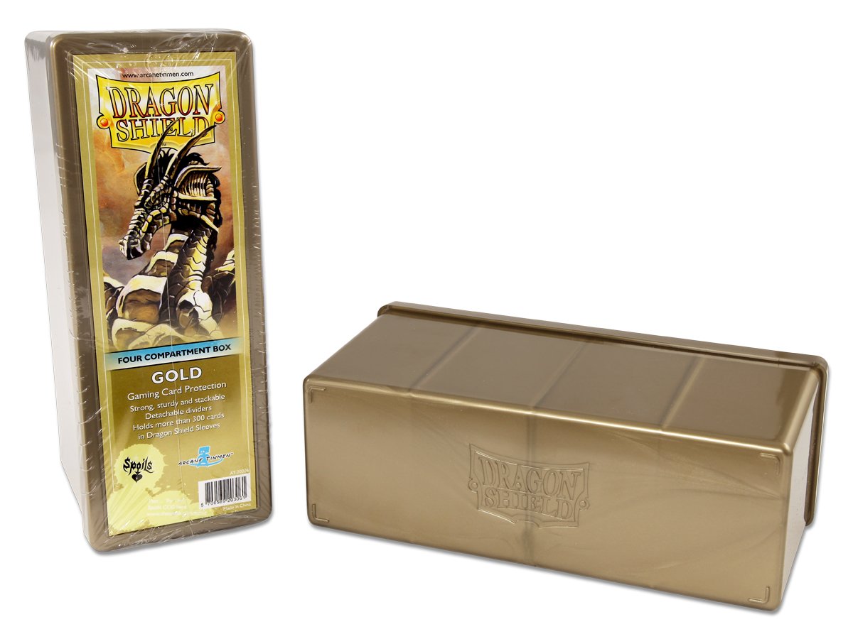 Dragon Shield Four Compartment Box – Gold - Devastation Store | Devastation Store