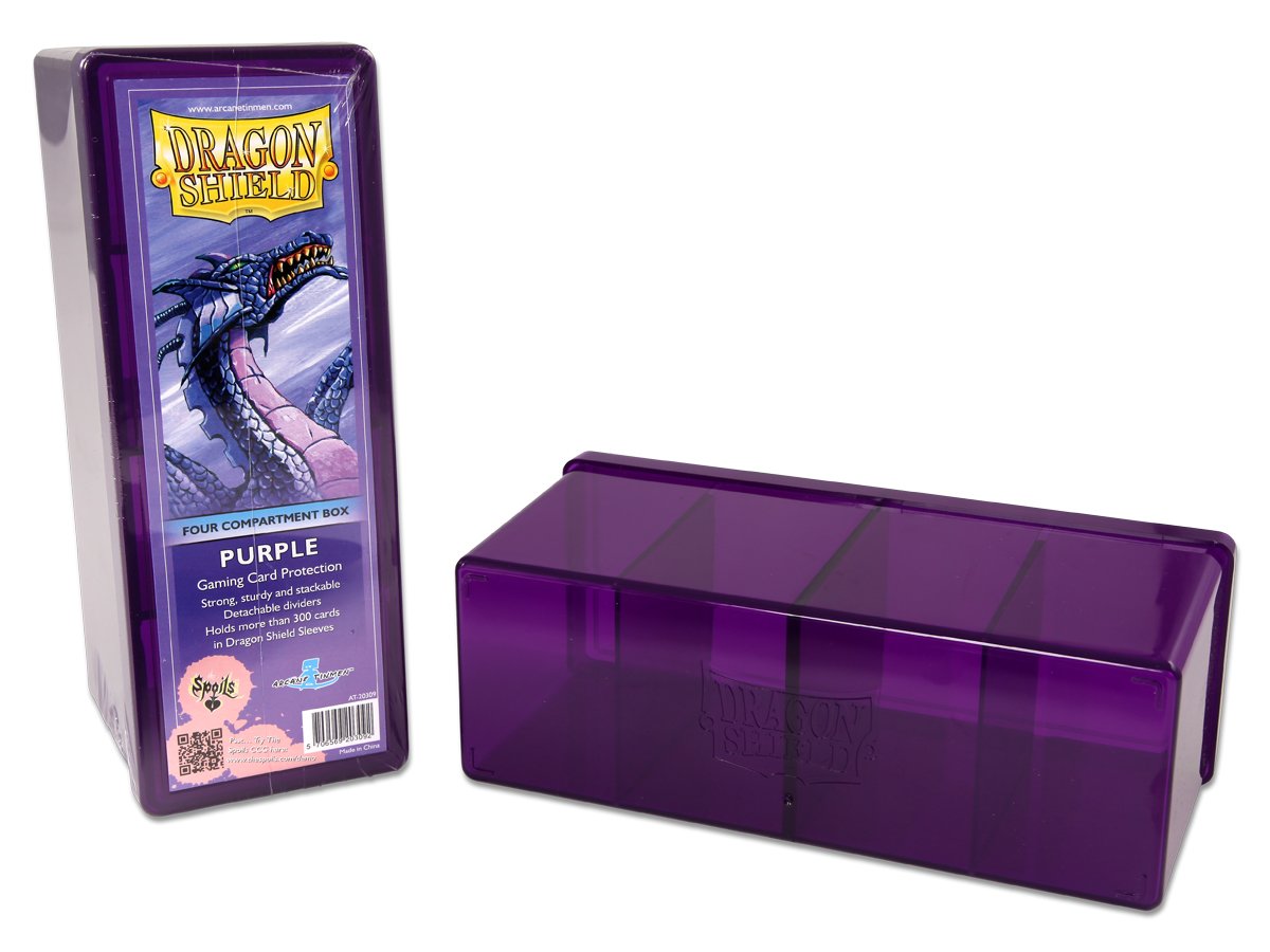 Dragon Shield Four Compartment Box – Purple - Devastation Store | Devastation Store