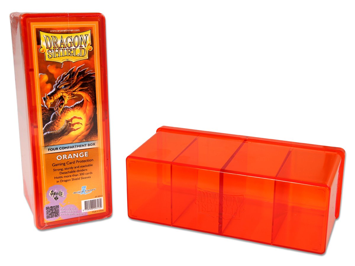 Dragon Shield Four Compartment Box – Orange - Devastation Store | Devastation Store