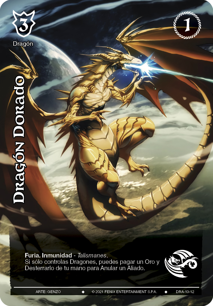 Dragon dorado promocional | Devastation Store