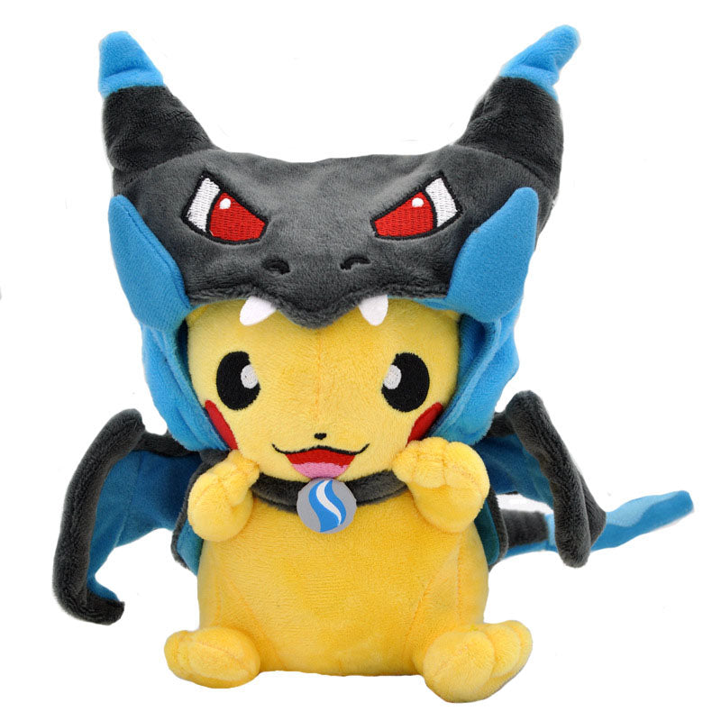 Peluche Pokemon - Pikachu Mega Charizard Black | Devastation Store