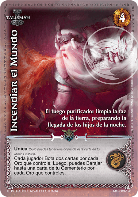 (MG-003-128) Incendiar el Mundo – Ultra Real - Devastation Store | Devastation Store