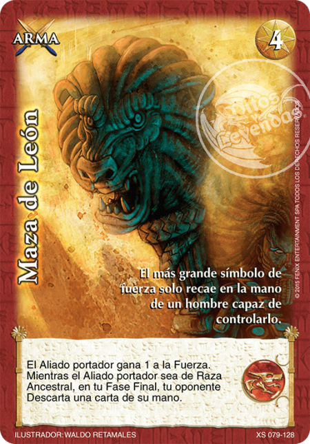 (XS-079-128) Maza de León – Cortesano - Devastation Store | Devastation Store