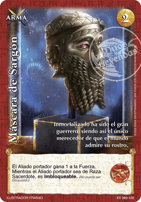 (XS-080-128) Máscara de Sargón – Cortesano - Devastation Store | Devastation Store