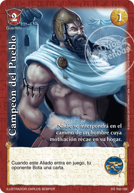 (XS-102-128) Campeón del Pueblo – Vasallo - Devastation Store | Devastation Store