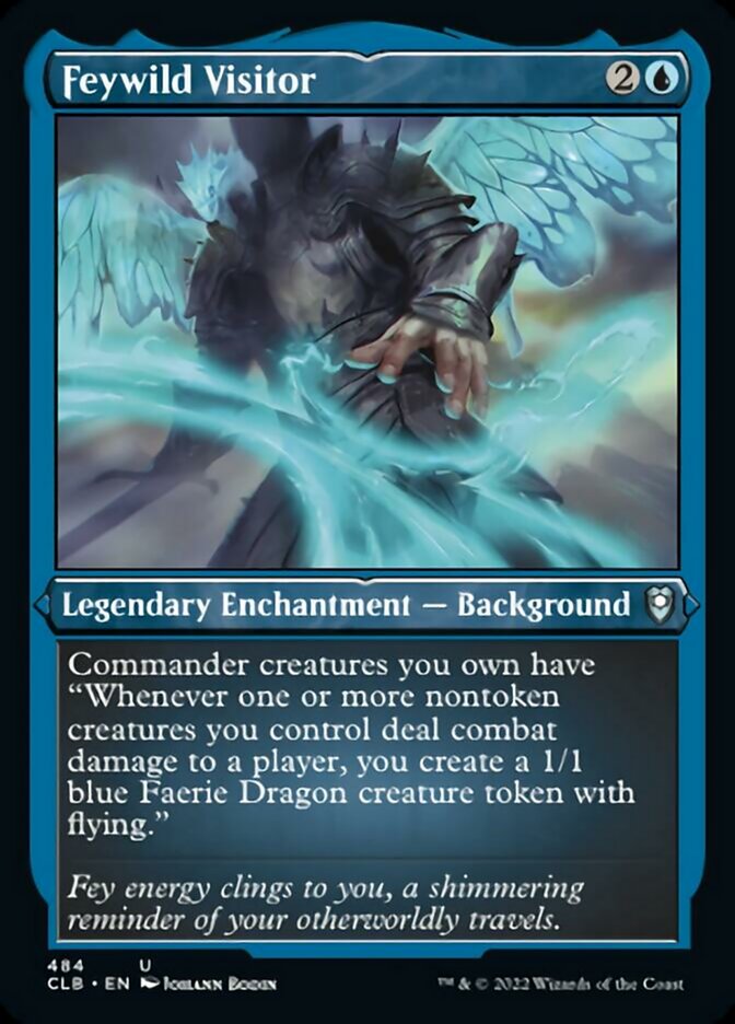 Feywild Visitor (Foil Etched) [Commander Legends: Battle for Baldur's Gate] | Devastation Store