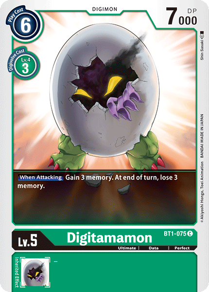Digitamamon [BT1-075] [Release Special Booster Ver.1.0] | Devastation Store