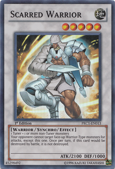 Scarred Warrior [PRC1-EN013] Super Rare | Devastation Store
