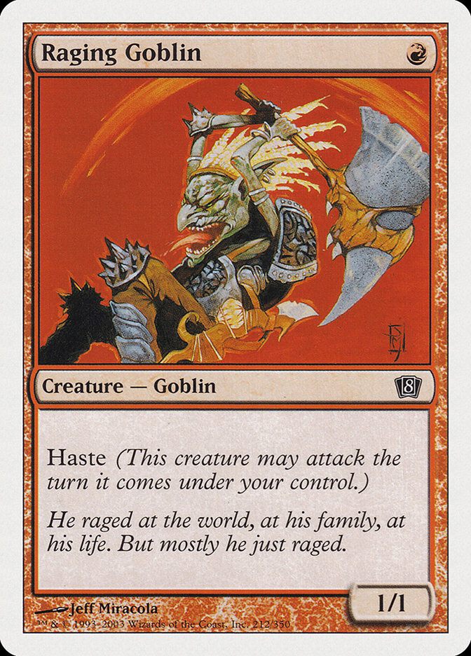 Raging Goblin [Eighth Edition] - Devastation Store | Devastation Store