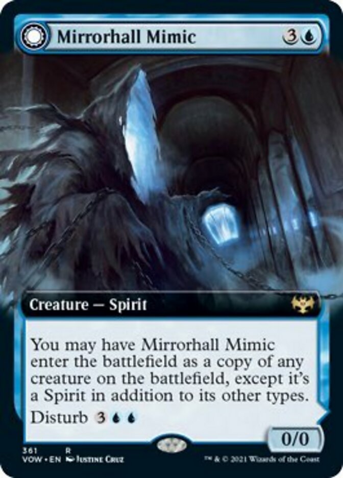 Mirrorhall Mimic // Ghastly Mimicry (Extended) [Innistrad: Crimson Vow] | Devastation Store