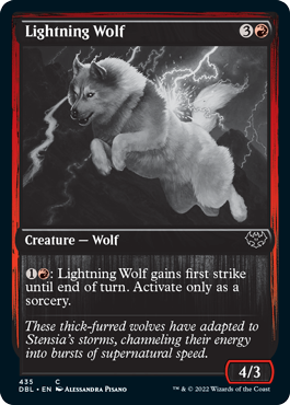 Lightning Wolf [Innistrad: Double Feature] | Devastation Store