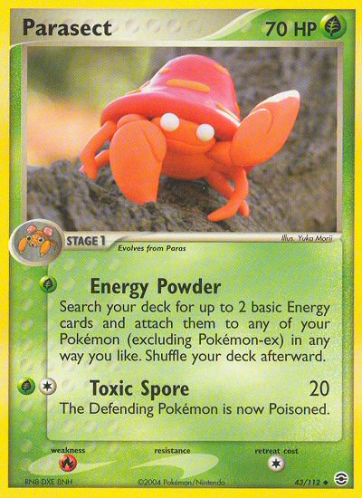 Parasect (43/112) [EX: FireRed & LeafGreen] | Devastation Store