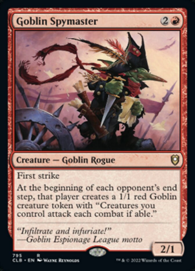 Goblin Spymaster [Commander Legends: Battle for Baldur's Gate] | Devastation Store