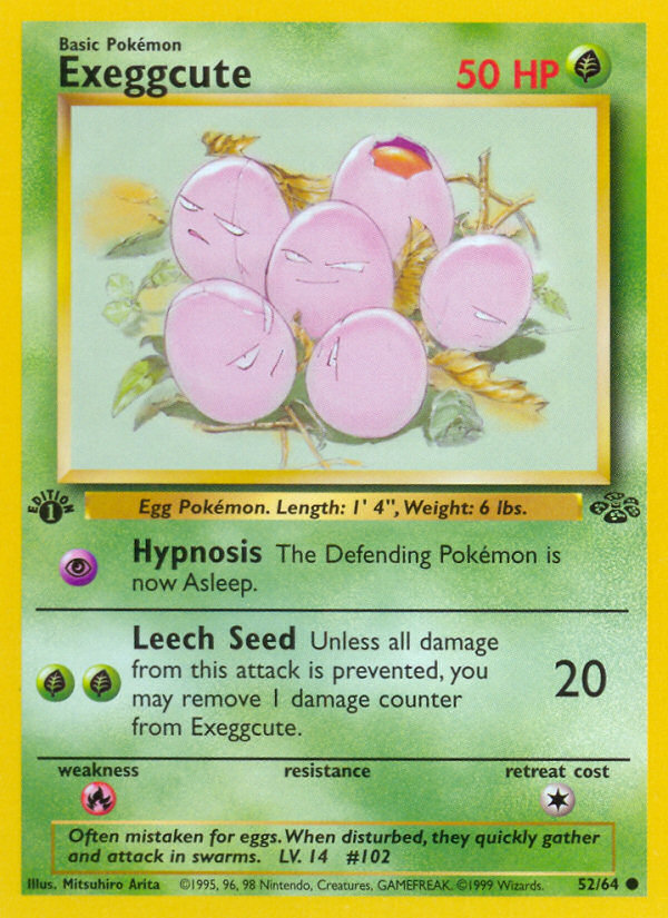 Exeggcute (52/64) [Jungle 1st Edition] | Devastation Store