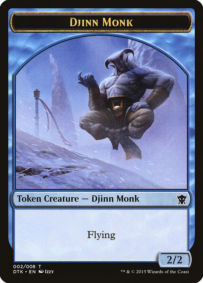 Djinn Monk [Dragons of Tarkir Tokens] | Devastation Store
