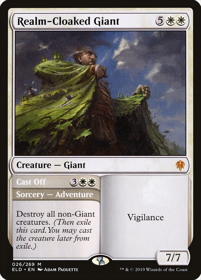 Realm-Cloaked Giant // Cast Off [Throne of Eldraine] | Devastation Store