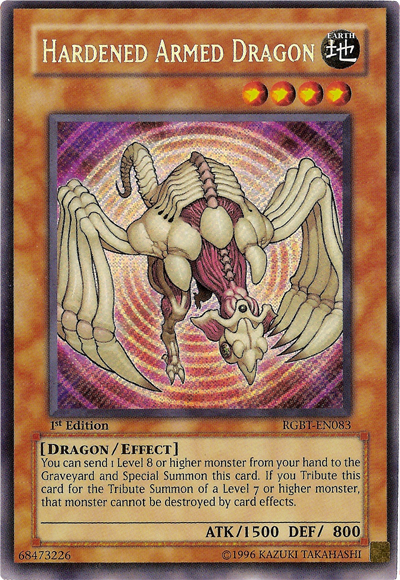 Hardened Armed Dragon [RGBT-EN083] Secret Rare | Devastation Store