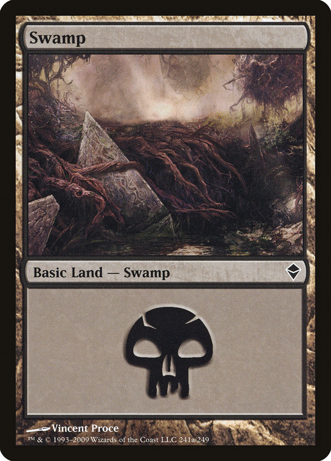 Swamp (241a) [Zendikar] - Devastation Store | Devastation Store