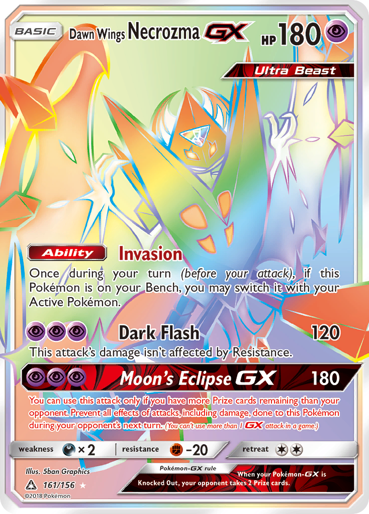Dawn Wings Necrozma GX (161/156) [Sun & Moon: Ultra Prism] | Devastation Store