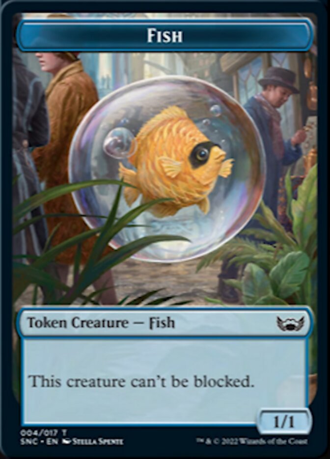 Fish // Citizen Double-sided Token [Streets of New Capenna Tokens] | Devastation Store
