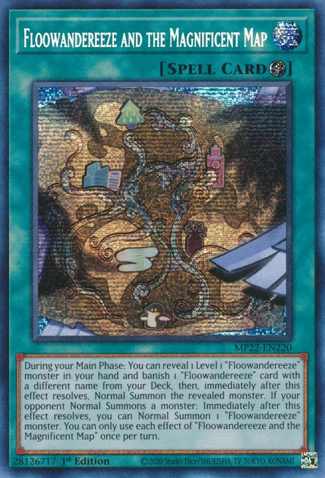 Floowandereeze and the Magnificent Map [MP22-EN220] Prismatic Secret Rare | Devastation Store