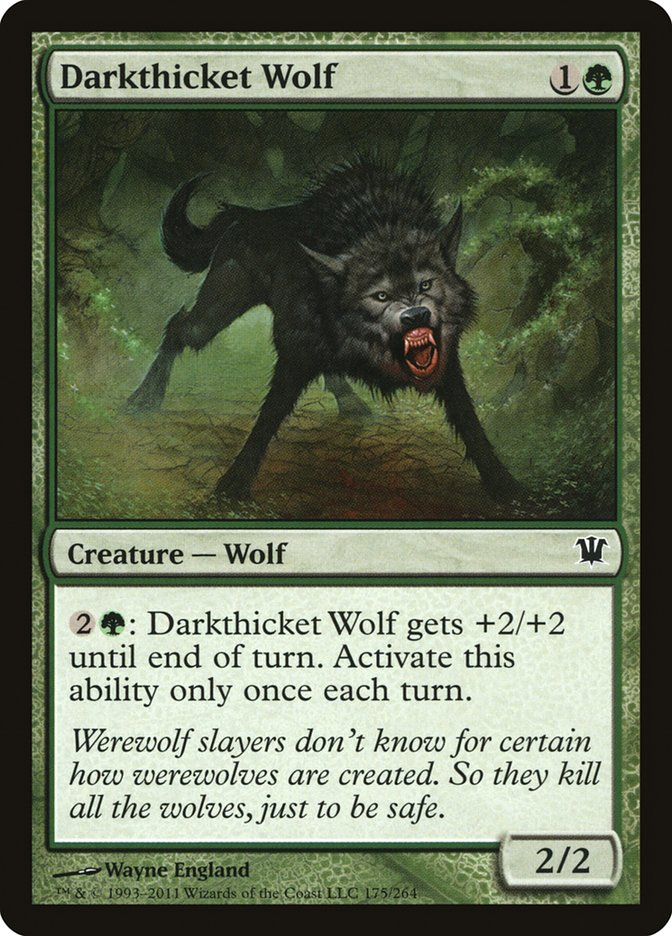 Darkthicket Wolf [Innistrad] | Devastation Store