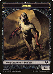 Cat // Zombie Double-Sided Token [Commander 2015 Tokens] | Devastation Store