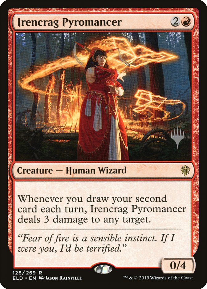 Irencrag Pyromancer (Promo Pack) [Throne of Eldraine Promos] | Devastation Store