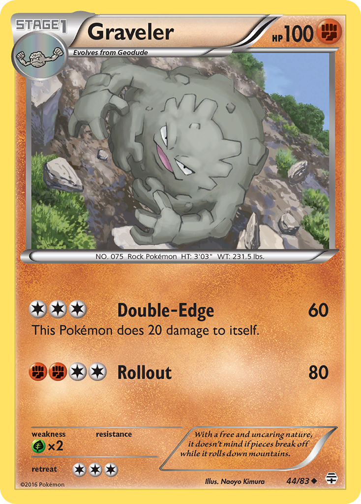 Graveler (44/83) [XY: Generations] | Devastation Store