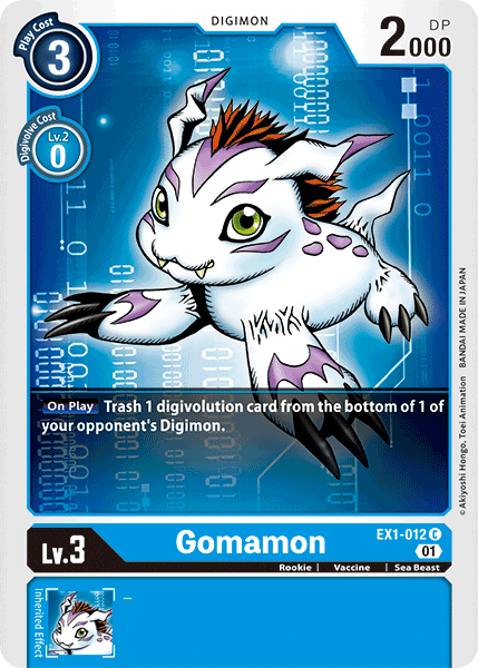 Gomamon [EX1-012] [Classic Collection] | Devastation Store