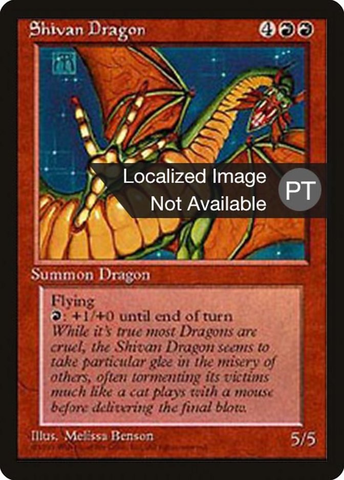 Shivan Dragon [Fourth Edition (Foreign Black Border)] | Devastation Store