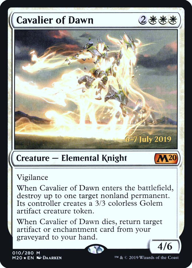 Cavalier of Dawn  [Core Set 2020 Prerelease Promos] | Devastation Store
