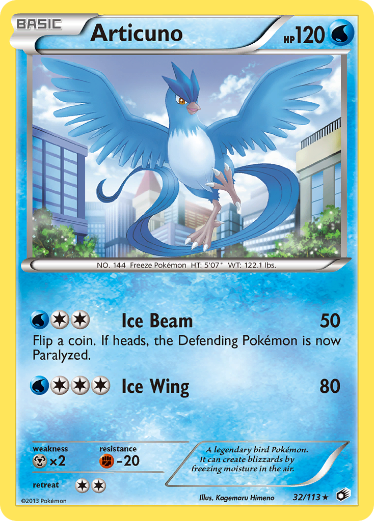 Articuno (32/113) [Black & White: Legendary Treasures] | Devastation Store